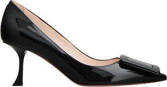 Roger Vivier Viv In The City Pumps - Dames - Pumps - Zwart - 35 1/2 EU - Leer - Schoenen
