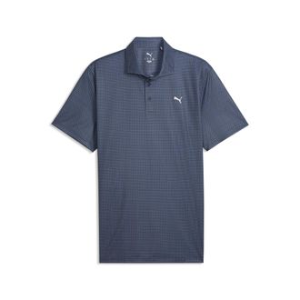 Puma Polo da golf Pure 3.0 Geo da uomo, Accessori, Blu, XXL
