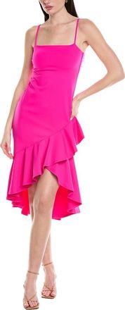 Susana Monaco Ruffle Midi String Dress