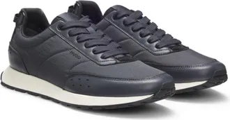 HUGO BOSS Running-inspired trainers with zigzag detailing