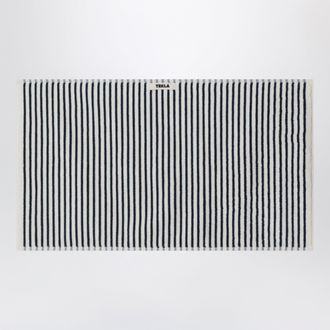 Tekla White striped towel 50x90