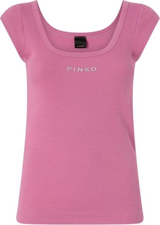 Pinko Tops - Dames - Tops zonder mouwen - Roze - XL - Tops