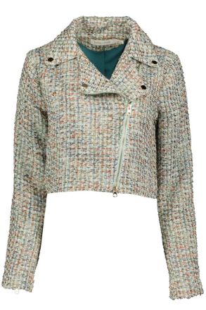 Bishop + Young Womens Romantic Flair Emile Moto Jacket In Jade