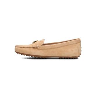 Ralph Lauren Loafers, female, Beige, Size: 10 US Barnsbury Flats Casual Loafers