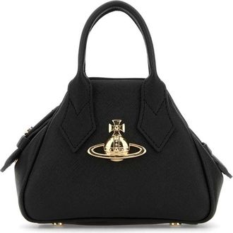 Vivienne Westwood Black Synthetic Leather Mini Yasmine Handbag