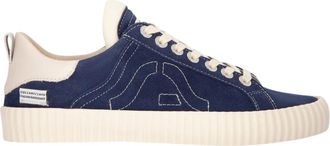 Springa Blue Wavy Suede Sneakers