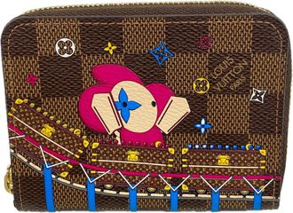 Louis Vuitton Ebene Coin Purse/Coin Case (Pre-Owned)