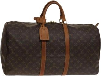 Louis Vuitton Pre-owned Weekendtas - Dames - Vintage Weekendtas - Bruin - ONE Size - Vintage