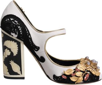 Dolce & Gabbana Multikleur Versierde Hak Pumps Schoenen