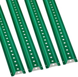 OEM 8ft U-kanal-schilderpfosten, 4er-pack Gr&uuml;ne, Robuste Feste Zaunpfosten Aus Stahl, U-kanal-schild Aus Stahlzaun F&uuml;r Garten, Innenhof, Bauernhof Oder Ve