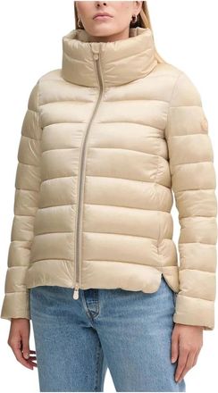 Save The Duck Elsie Jacket - Dames - Winterjassen - Beige - M - Nylon - Jassen