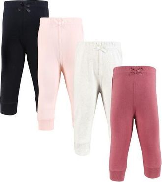 Hudson Baby 4Pk Collection of Versatile Pants Bottoms in Black Mauve at Nordstrom, Size 4T