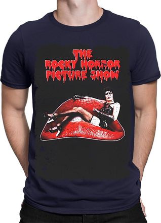 Generic Halloween T-Shirt Rocky Horror Picture Show Movie Poster Mens T Shirts Top HD5 Navy 3XL