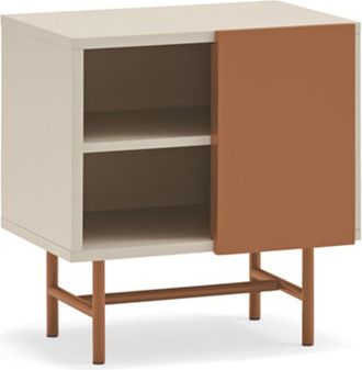 Teulat Design Beistell- und Nachttisch nube 50 x 56 cm, Cream/Arkilla