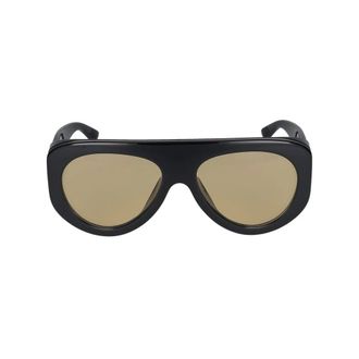Bottega Veneta Bv1362S Zonnebril - unisex - Accessoires - Zwart - Maat: 58 MM Nylon