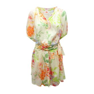 Sundek Calla Jurk - Dames - Korte kleedjes - Veelkleurig - S - Katoen - Kleedjes