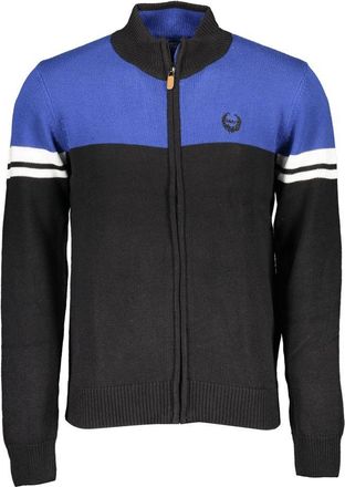 Gian Marco Venturi Black Cotton Men Mens Cardigan