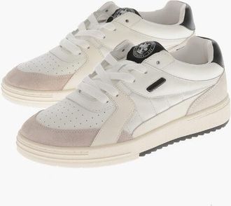 Palm Angels Leather Sneakers PALM UNIVERSITY with Printed Logo size 41