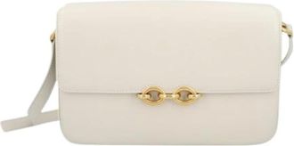 Saint Laurent Pre-owned LE Maillon Schoudertas - Dames - Vintage Schoudertas - Beige - ONE Size - Leer - Vintage