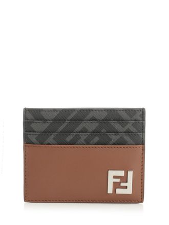 Fendi Diagonal Wallets Marrone-Uomo