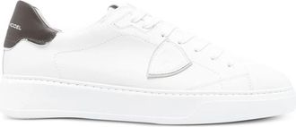 Philippe Model Temple Logo-patch Leather Sneakers