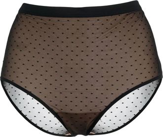 Marlies Dekkers Slip Flash Dance a vita alta - Nero