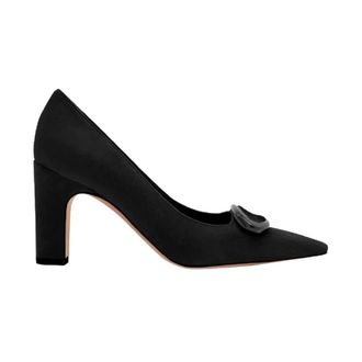 Manolo Blahnik Pumps, female, Black, Size: 9 US Fenixhi 90 Suede Pumps
