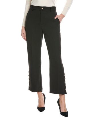 CeCe by Cynthia Steffe Cropped Straight Leg Tailored Pant