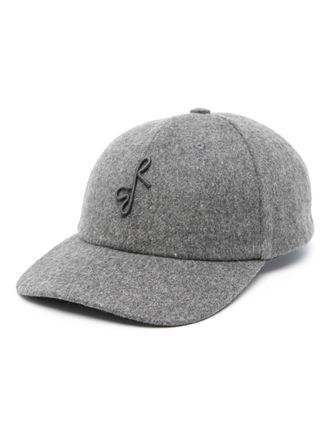 Ruslan Baginskiy logo-embroidered felted cap - Grey