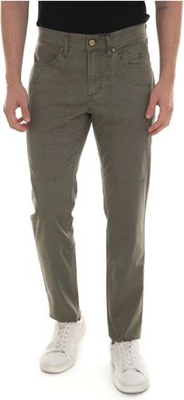 Jeckerson Uomo, Pantaloni, Verde, W36, new