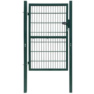 vidaXL Cancello Da Giardino 2d (singolo) Verde 106 X 170 Cm - Vidaxl