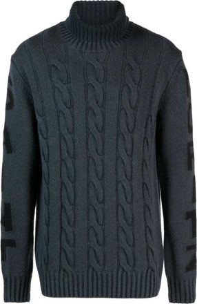 MC2 Saint Barth Heron Sweater - Heren - Coltruien - Grijs - M - Leer - Truien & Vesten