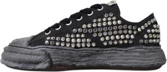 Miharayasuhiro Peterson 23 OG Sole Studded Canvas Low Black Black A13FW715-BLKBLK