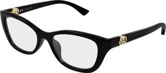 Gucci Gg 2196Ol Cat-eye Frame - Dames - Brillen - Zwart - 53 MM - Accessoires