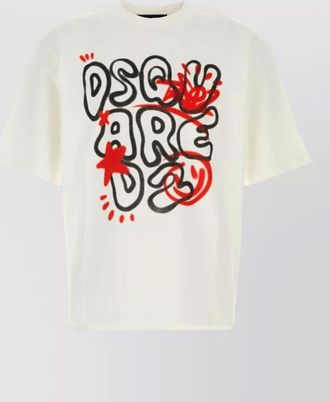 Dsquared2 cotton oversized t-shirt