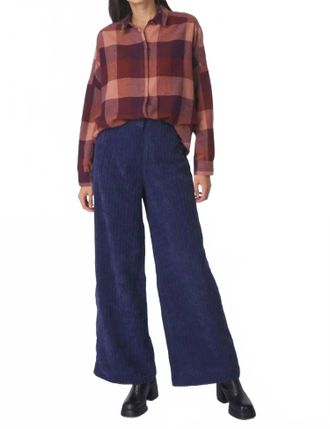 Sessun Cap East Wide Leg Pants In Queen Blue