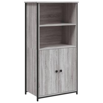 vidaXL Vidaxl - Aparador Alto Madera Contrachapada Sonoma Gris 62x36x121,5 Cm