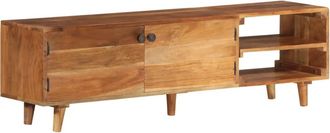 vidaXL Mueble De Tv Madera Acacia Con Acabado Miel 140x30x40 Cm Vidaxl