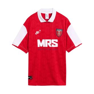 Nike Polo Shirts, male, Red, Size: M Logo Motif Polo Shirt