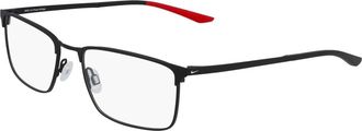 Nike Zwarte Brillenmonturen - unisex - Brillen - Zwart - 56 MM - Accessoires