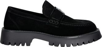 Guess Gorizia - Heren - Loafers - Zwart - 41 EU - Leer - Schoenen