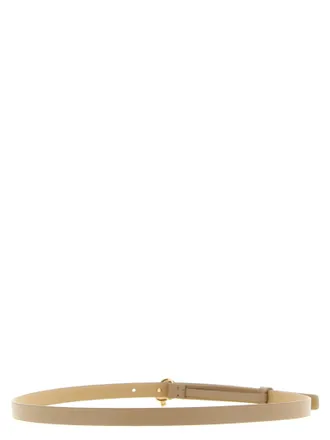 Fabiana Filippi Gold Knot Buckle Belt - Beige