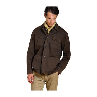 Mason's City Jacket Summer - Heren - Zomerjassen - Bruin - M - Katoen - Jassen
