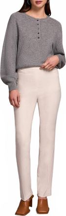 Tribal Flatten It Pull On Pant In Moonstone