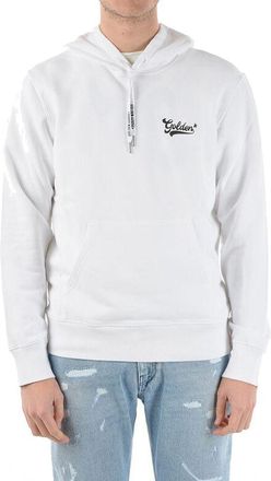 Golden Goose Mens White Cotton Sweatshirt Clothing