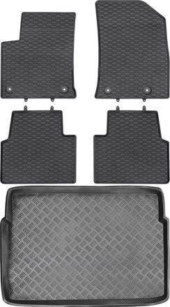 OEM Juego De Alfombrillas De Goma Para Coche Y Alfombrilla Para Maletero Del Opel Crossland X Crossover De 2017