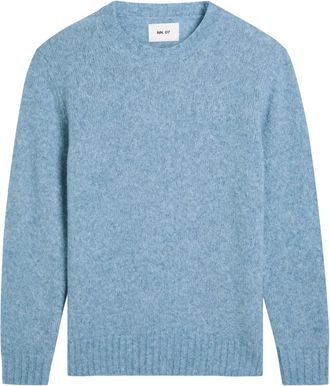 Nn.07 ribbed knitted sweater - Blue