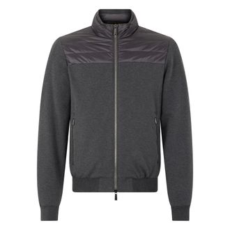 Moorer Light Jackets, male, Gray, Size: M Padded Jacket