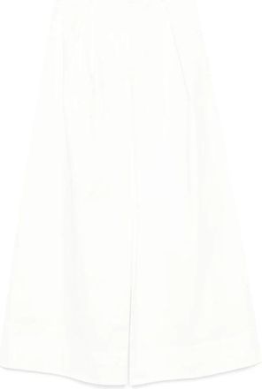 The Garment Witte broek met knopen en zakken - Dames - Wijde Broeken - Wit - XS - Broeken