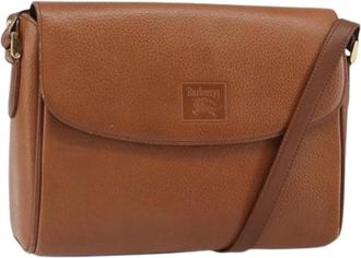 Burberry Pre-owned Cross Body Bags, female, Brown, Size: ONE SIZE Pre-owned Vintage Shoulder Bag